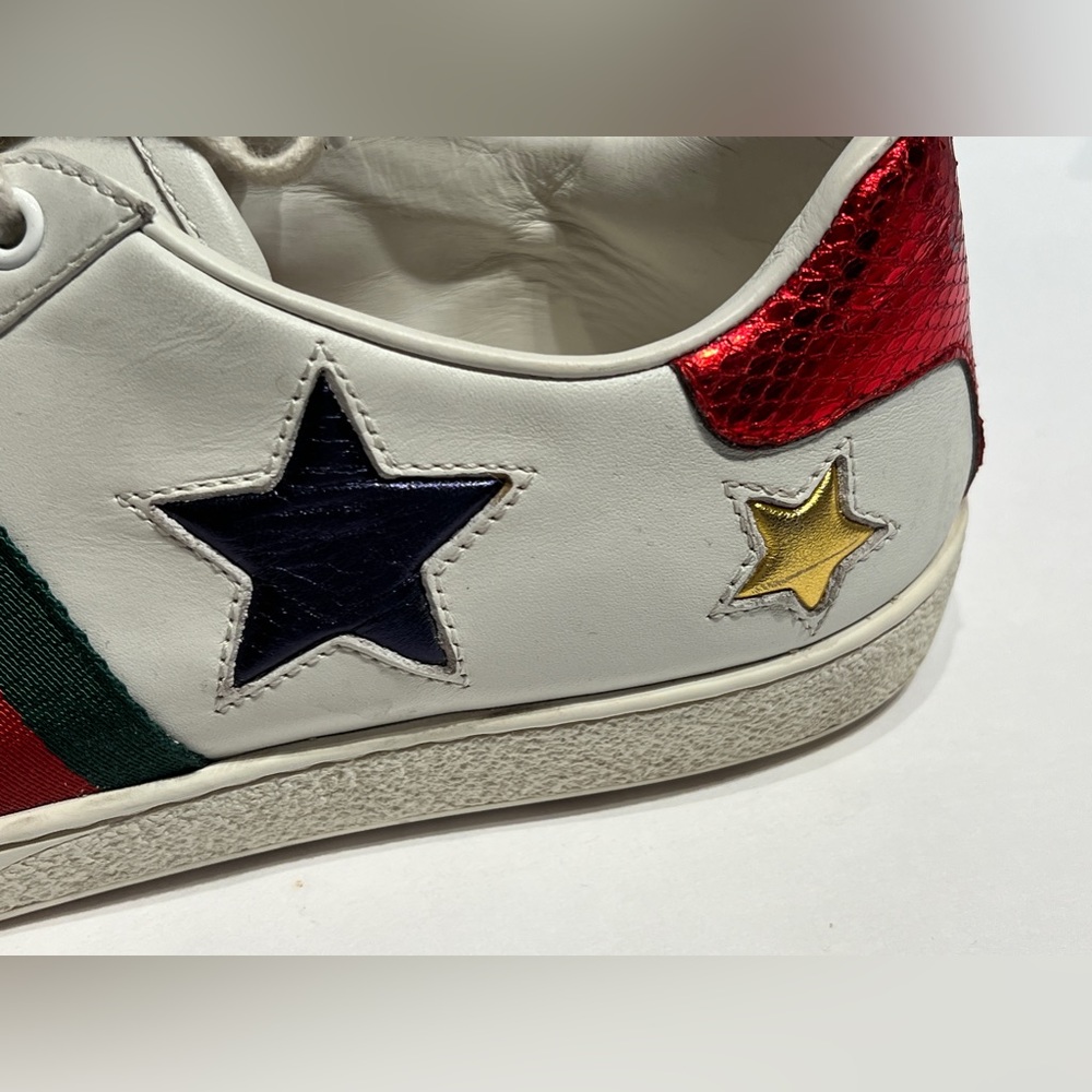 Gucci Ace Leather Star Sneakers 
38 - Picture 9 of 11